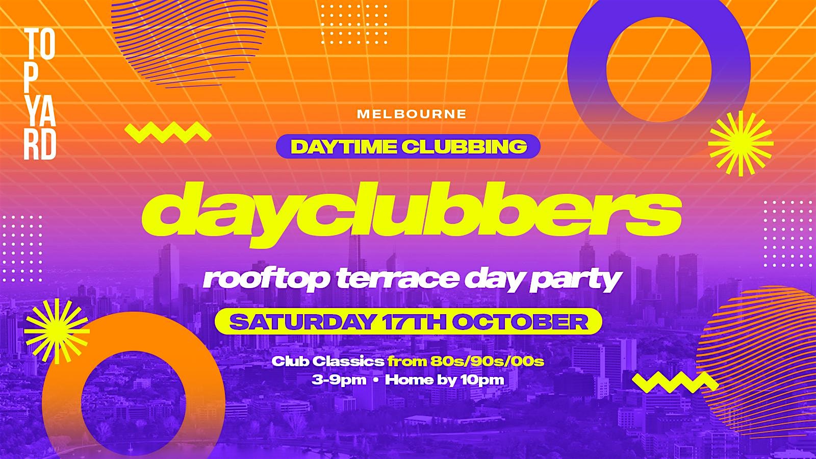 Melbourne - DayClubbers: Rooftop Terrace Day Party!