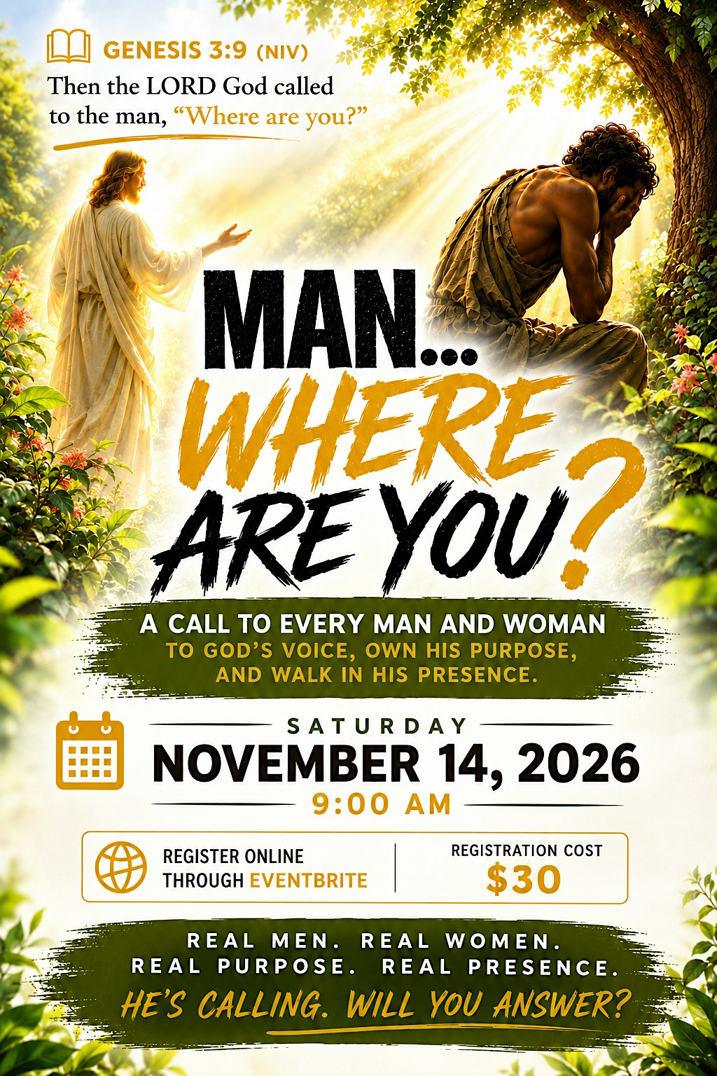 “Man… Where Are You?” Conference