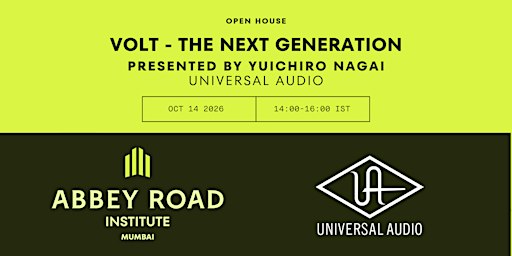 Universal Audio: VOLT - The Next Generation presented by Yuichiro Nagai