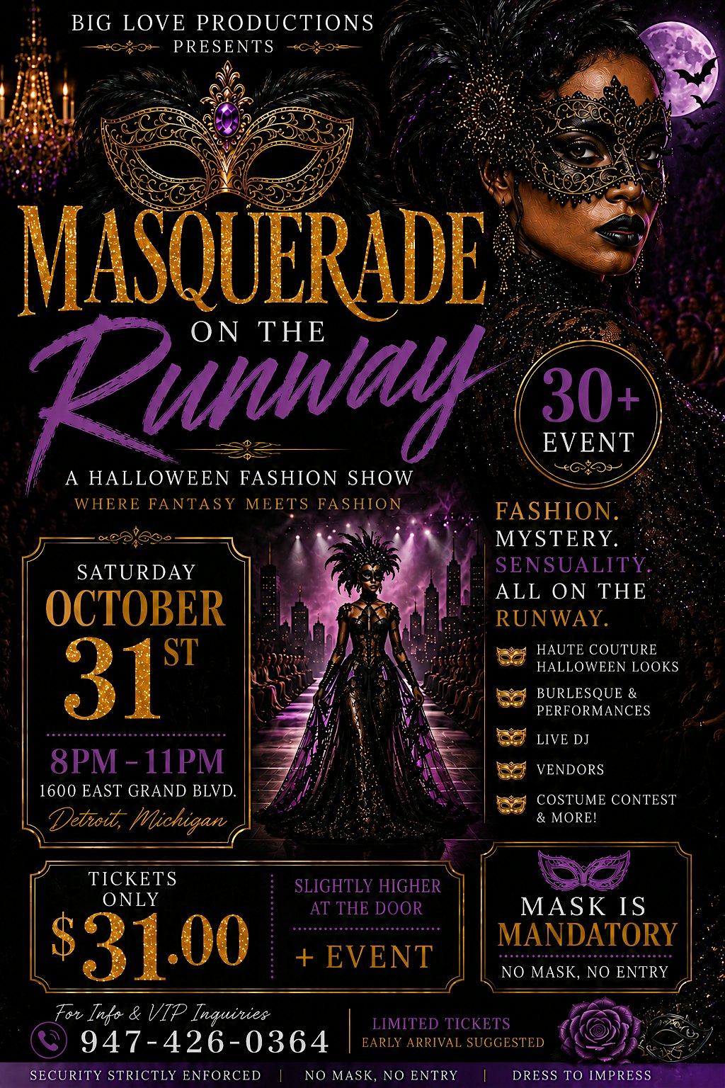 MASQUERADE ON THE RUNWAY