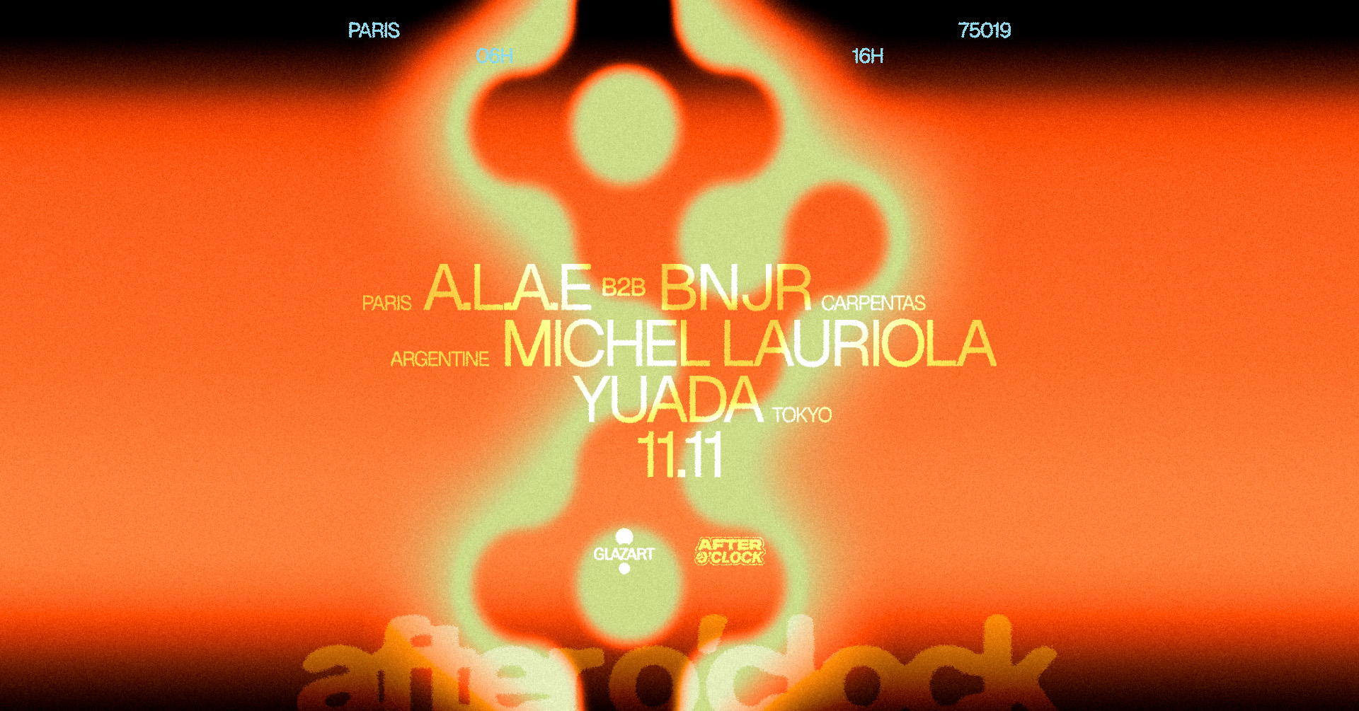 AFTER O'CLOCK: YUADA, Michel Lauriola, A.L.A.E. B2B BNJR