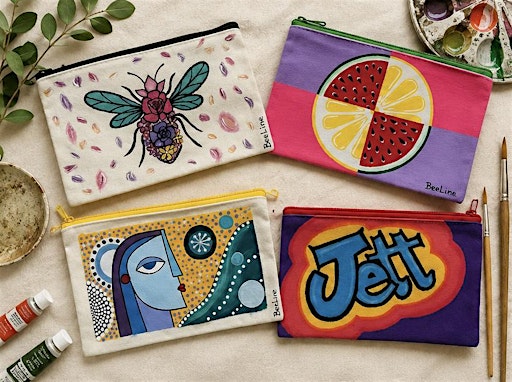 Custom Canvas Pouch Painting Workshop