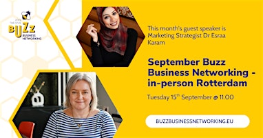 Sep 2026 Buzz Networking Rotterdam w/ Dr Esraa Karam: Get Found by AI