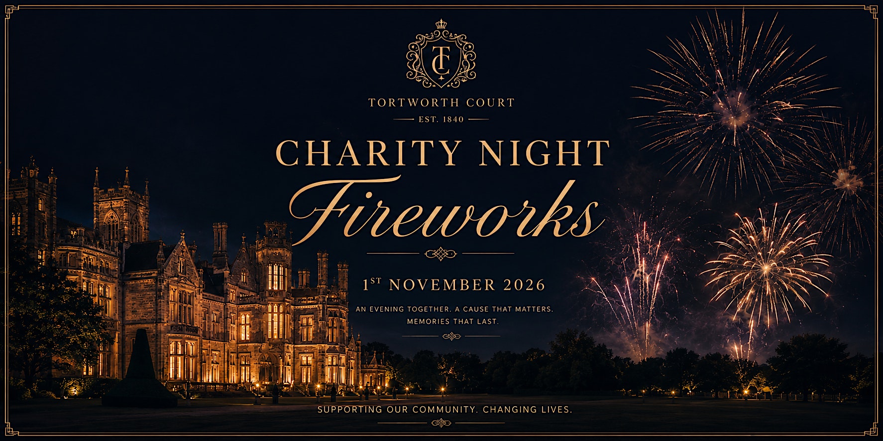 Tortworth Court Charity Firework Display 2026