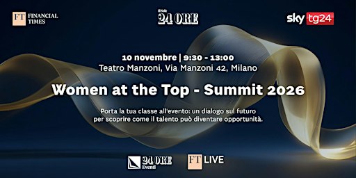 Women at theTop - Summit 2026 Milano