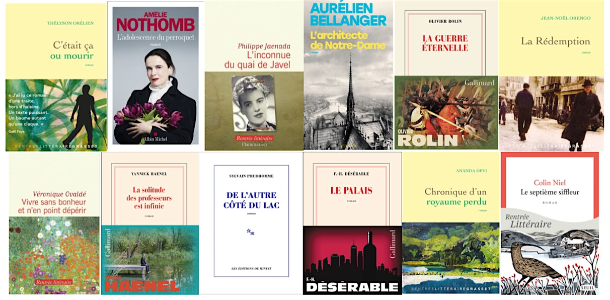 La rentrée littéraire 2026