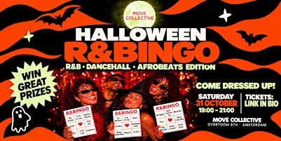 HALLOWEEN R&BINGO: R&B, DANCEHALL & AFROBEATS EDITION