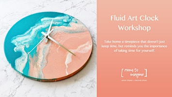 Fluid Art Clock Workshop @ Room To Imagine
