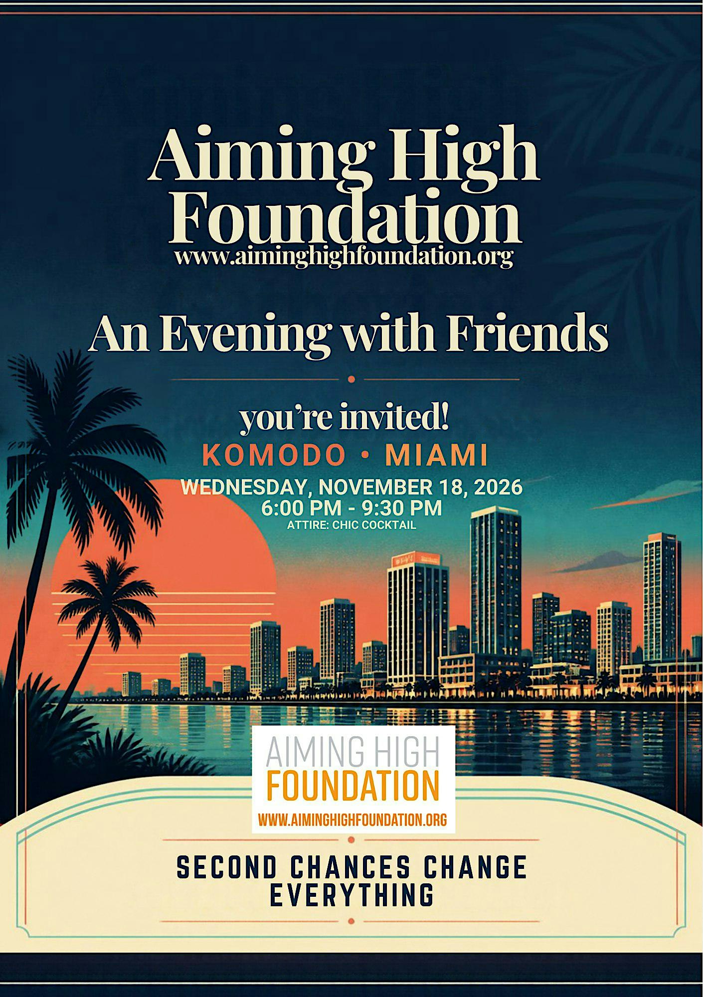 Aiming High Foundation - An Evening with Friends - Miami
