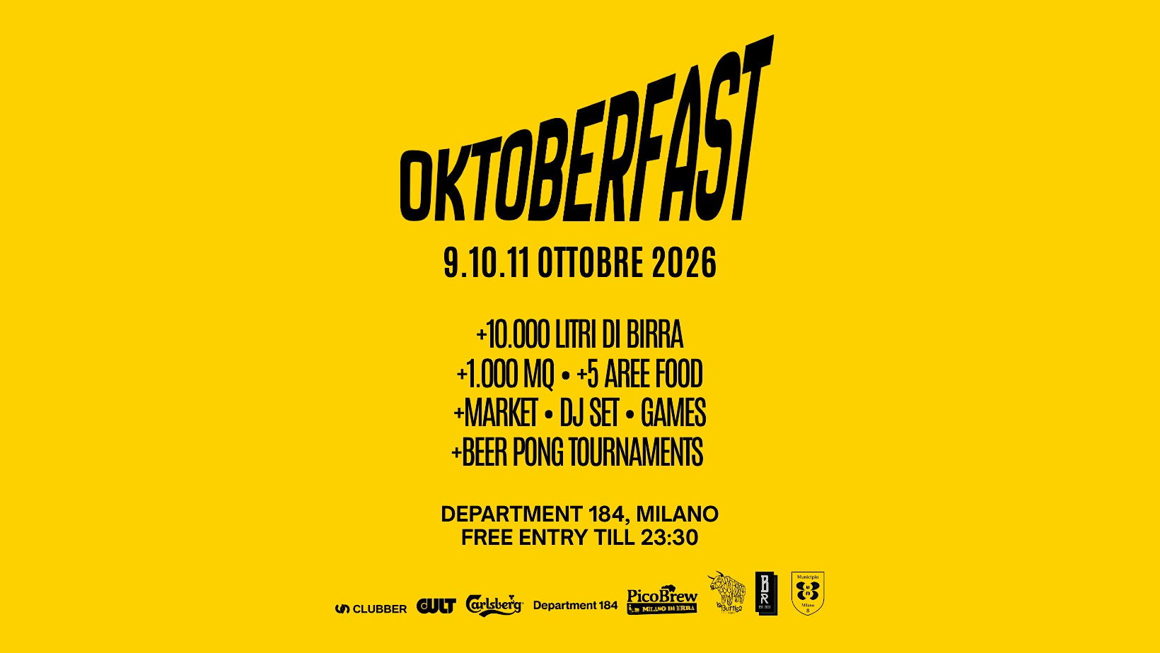 OKTOBERFAST @ Department 184, Milano | Oktoberfest Milano