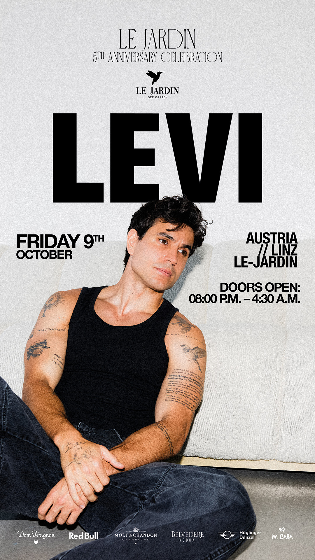 Levi Live at Le Jardin - 5th Anniversary Celebration