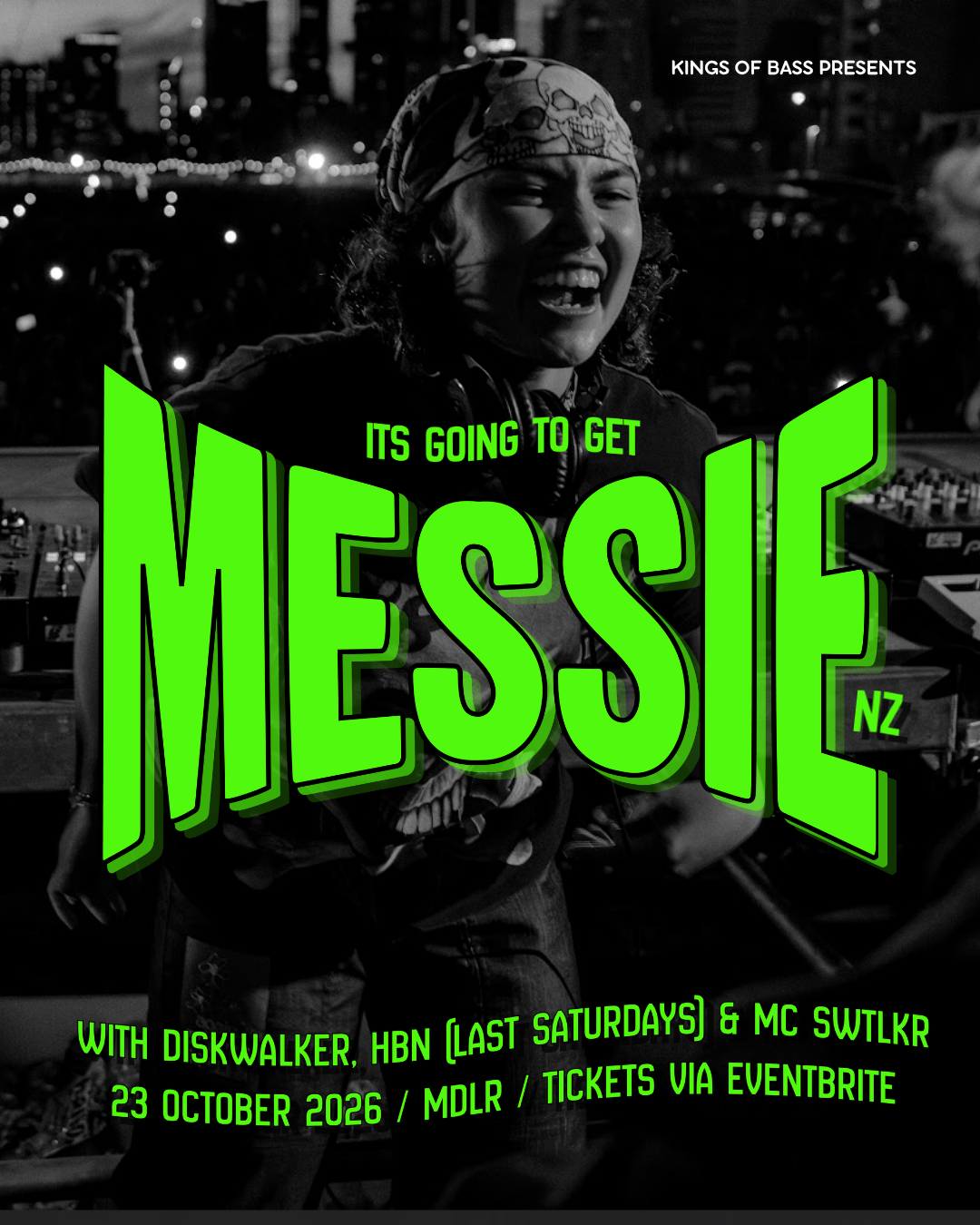 Kings of Bass presents MESSIE (Syber 008, NZ)