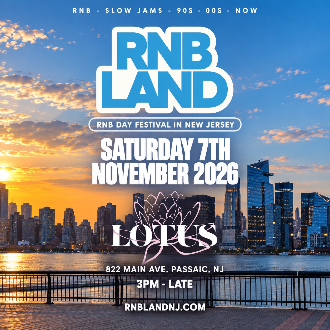 RNBLAND - New Jersey RNB ROOFTOP FESTIVAL