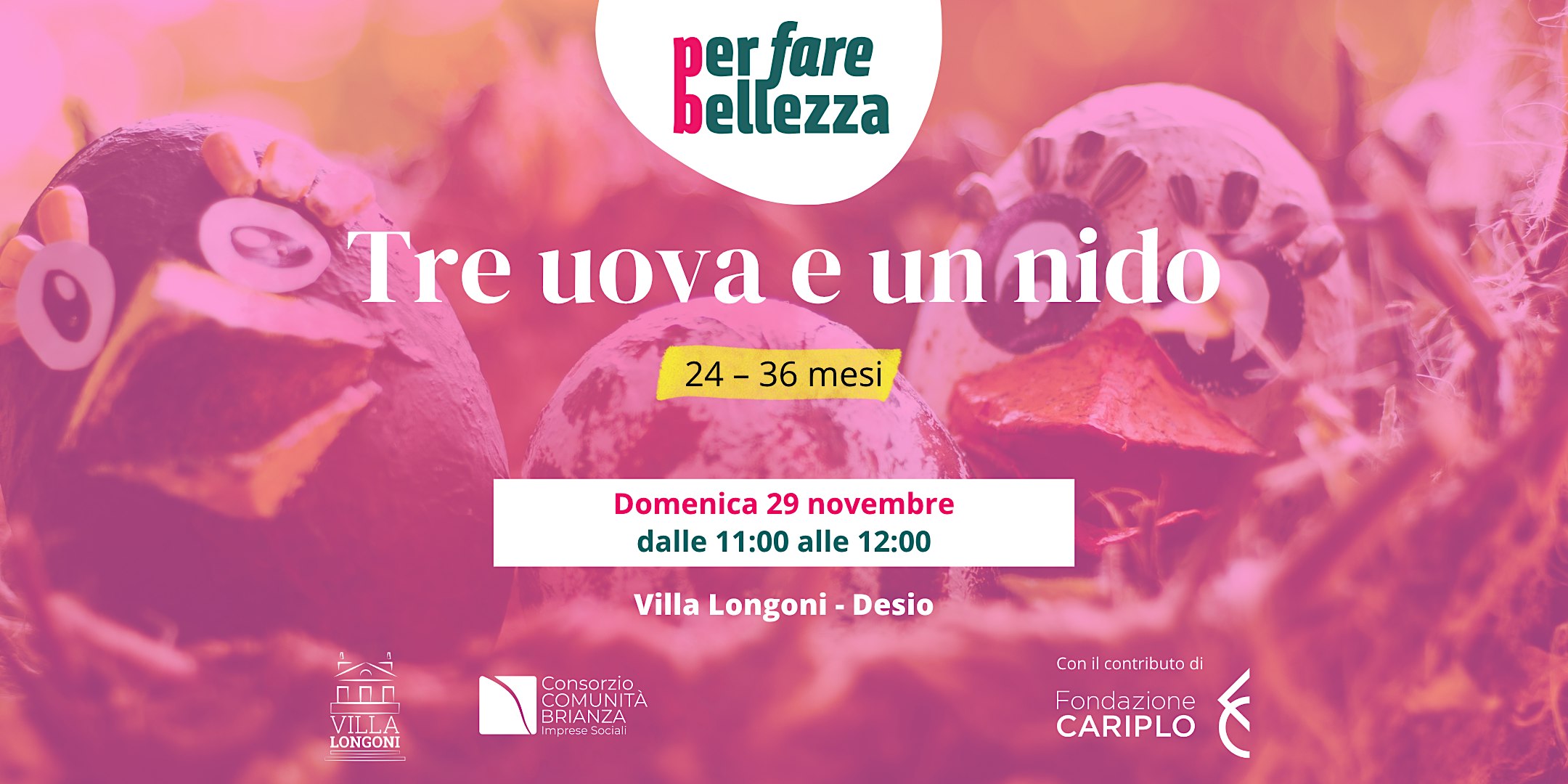 TRE UOVA E UN NIDO  [24-36 MESI]