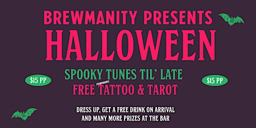 Brewmanity Presents: Halloween Party! ️