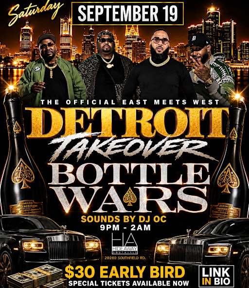 Detroit Bottle Wars: East Vs. West