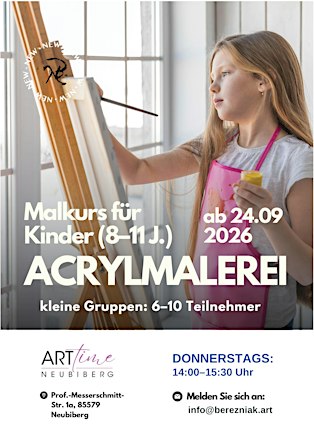 Acrylmalerei für Kinder (8–11 Jahre)