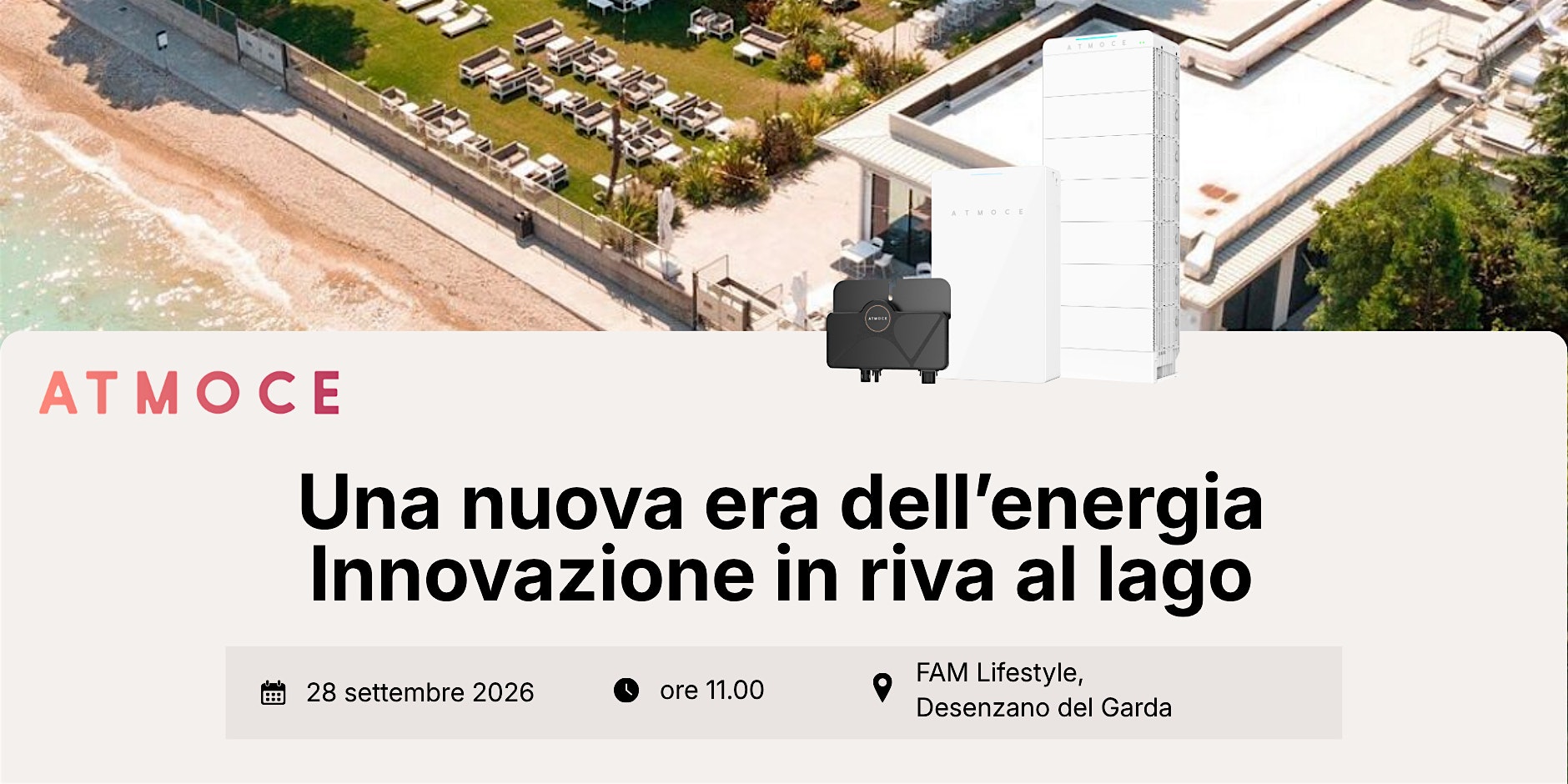 ATMOCE: Una nuova era dell’energia, innovazione in riva al lago