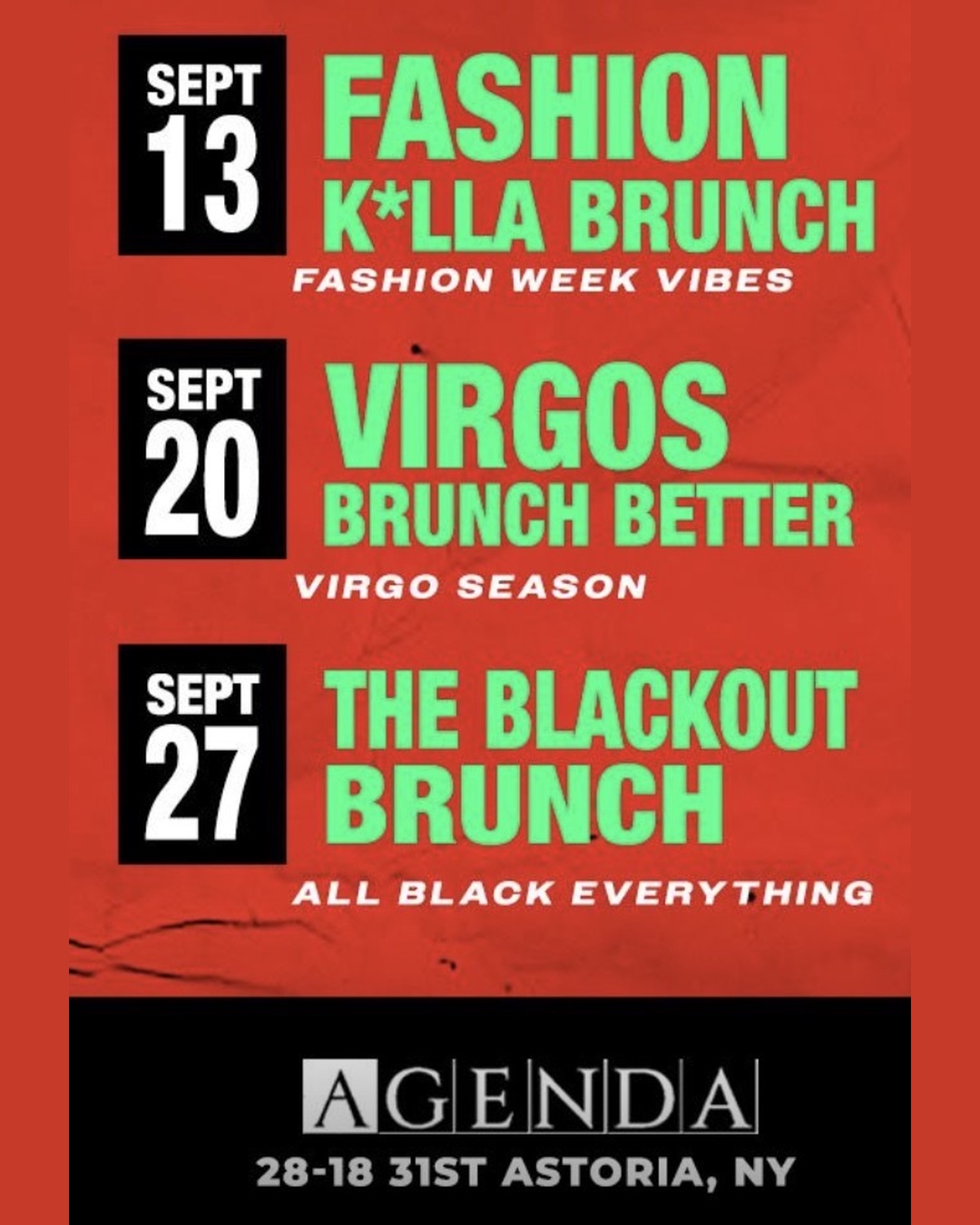 International Brunch Day Party Series