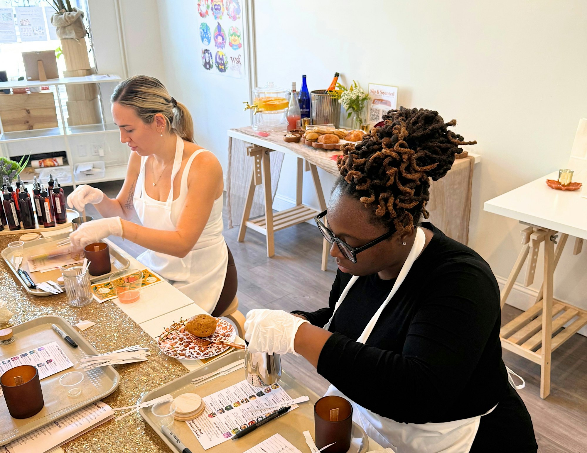 Sip & Scented Candle Workshops x Project: Pop-Up Brookline