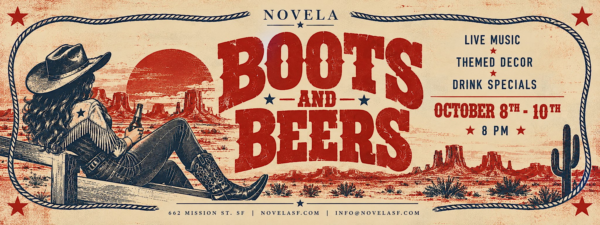 BOOTS N' BEERS @ Novela!