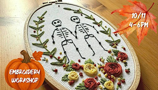 Halloween Embroidery with Ellen