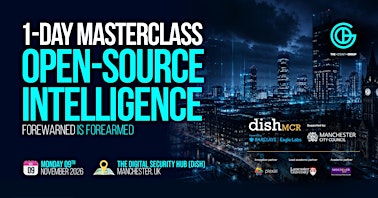 1-Day Masterclass Open-Source Intelligence - OSINT. Forewarned Is Forearmed