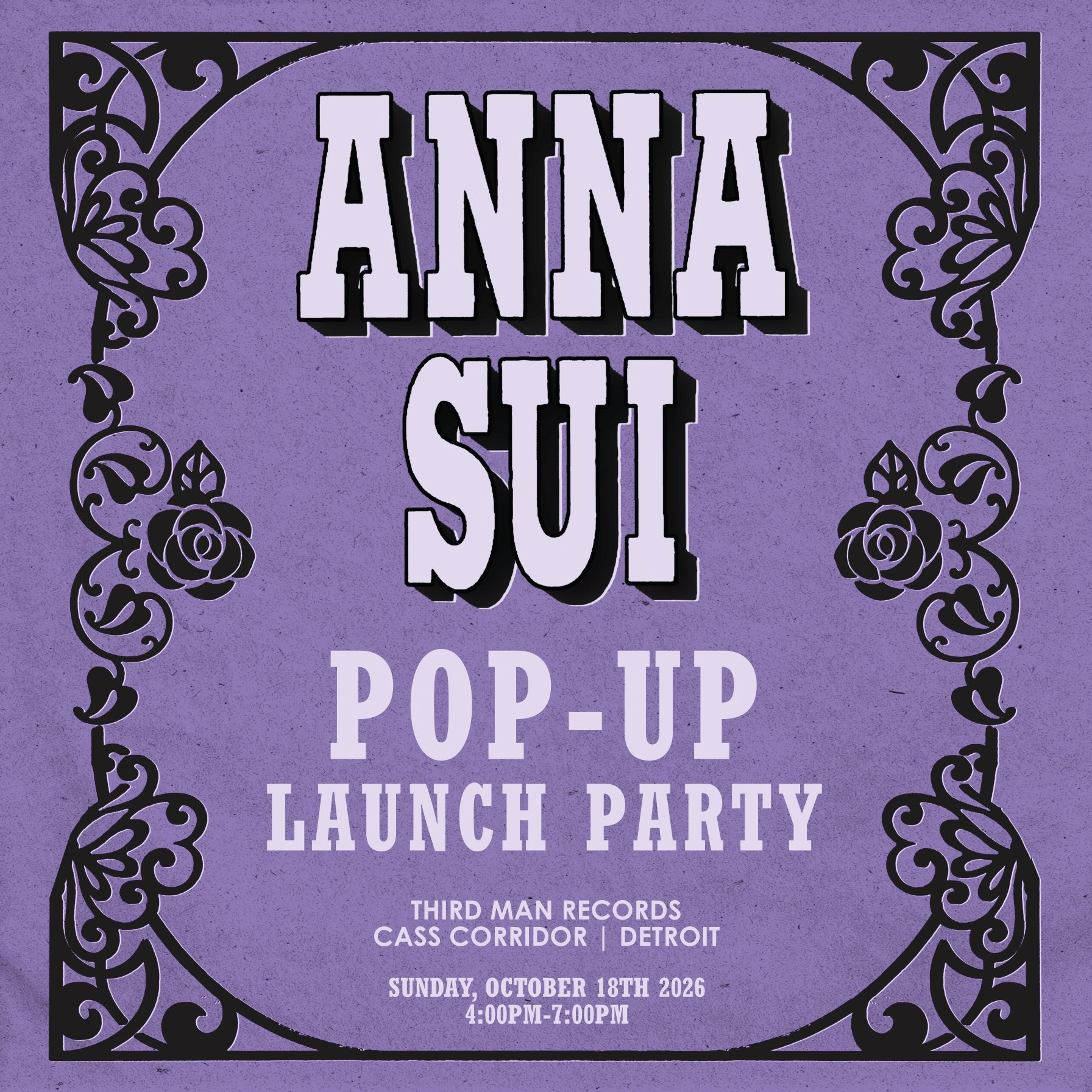Anna Sui x Third Man Records Pop-Up Launch Party
