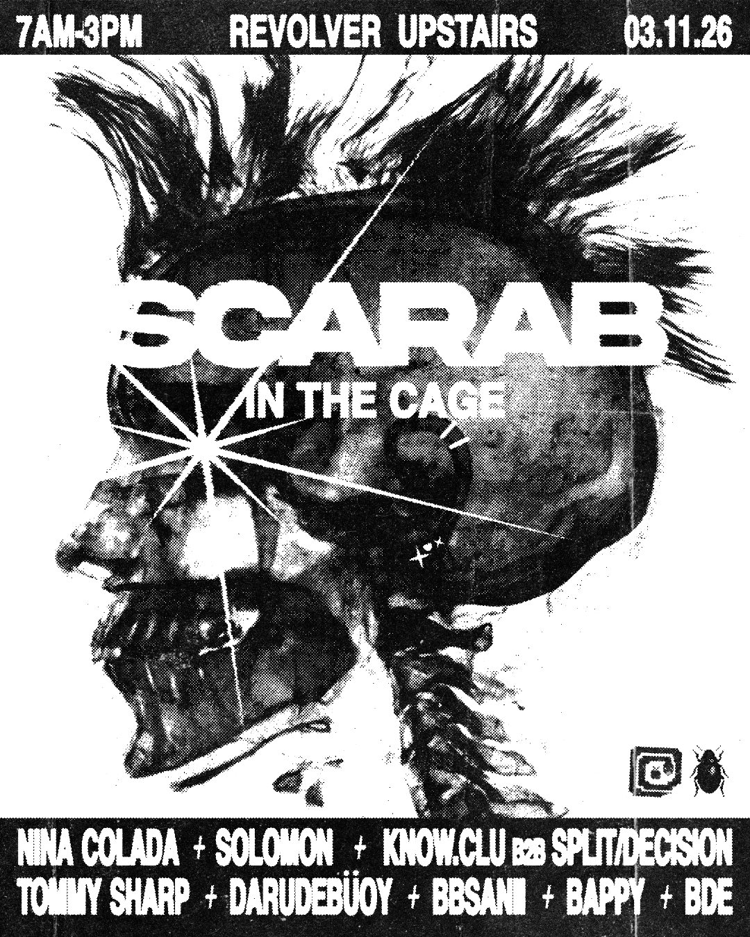 Bozo Pres: Scarab In The Cage — Public Holiday 