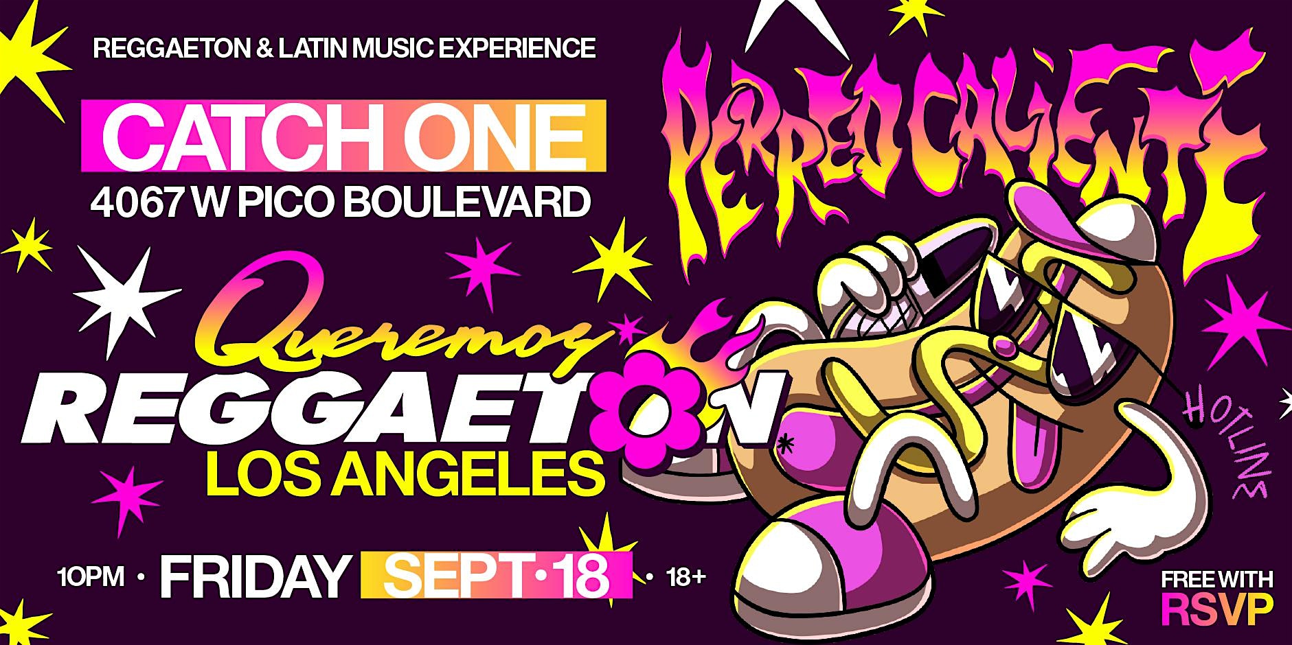 QUEREMOS REGGAETON PARTY @ CATCH ONE LOS ANGELES 18+