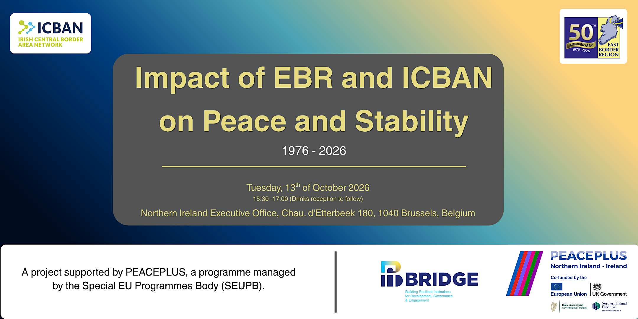 Impact of EBR and ICBAN on Peace and Stability in the Border Area