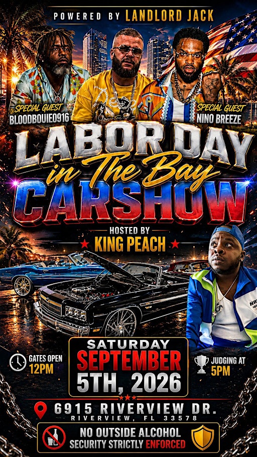 Labor Day in the bay car show