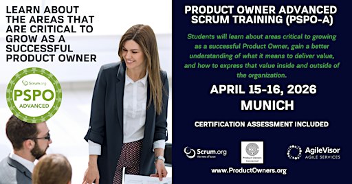 Certified Training | Professional Scrum Product Owner - Advanced (PSPO-A)