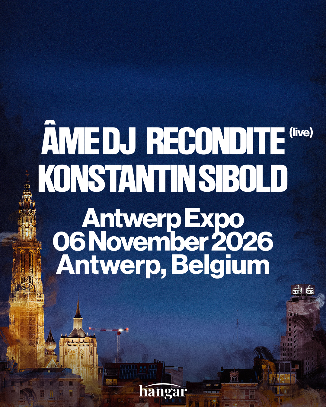 Hangar invites Âme DJ, Konstantin Sibold and Recondite (live)