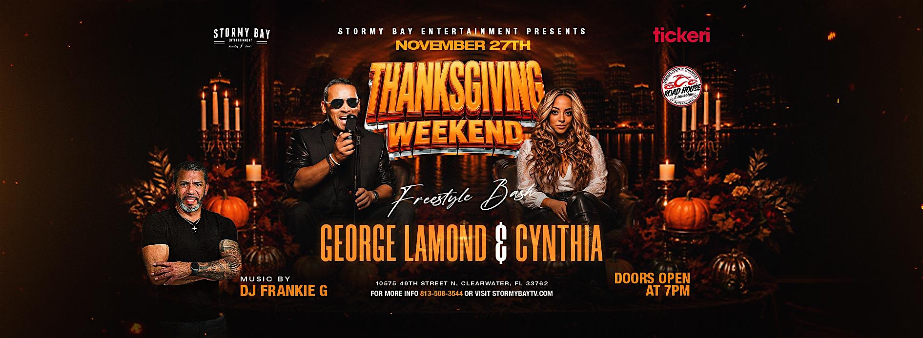 Freestyle Music Bash with George Lamond and Cynthia live!
