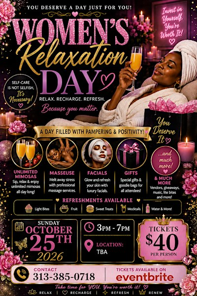 Women’s Relaxation Day!