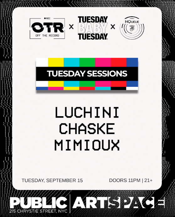 Off The Record - Tuesday Sessions at PUBLIC Hotel