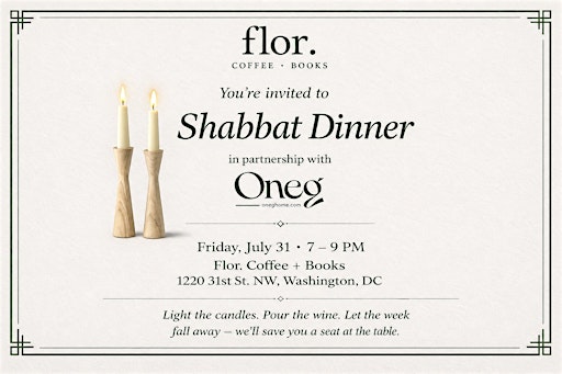 Shabbat Dinner at Flor
