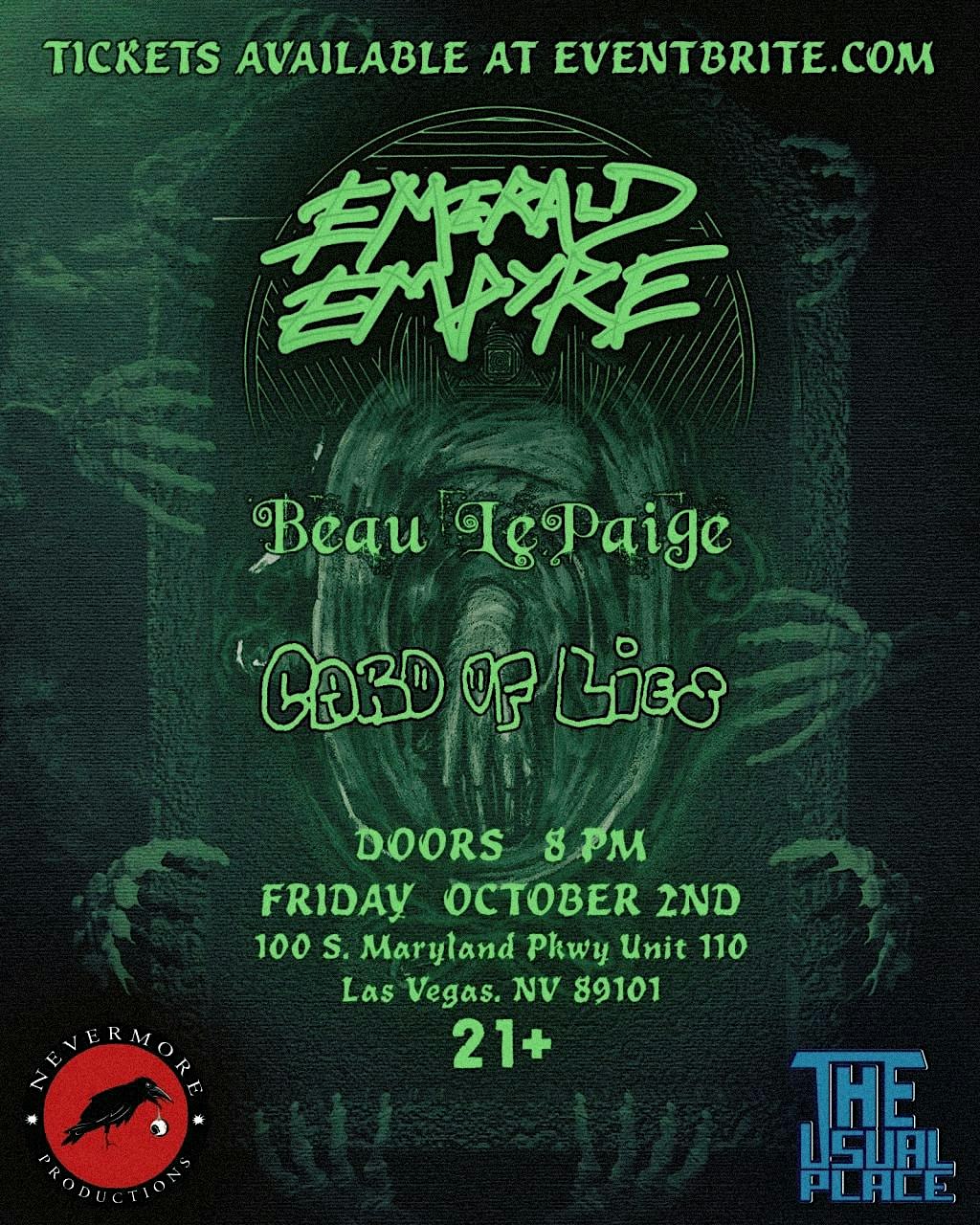 Emerald Empyre with Beau LePaige and Card of Lies