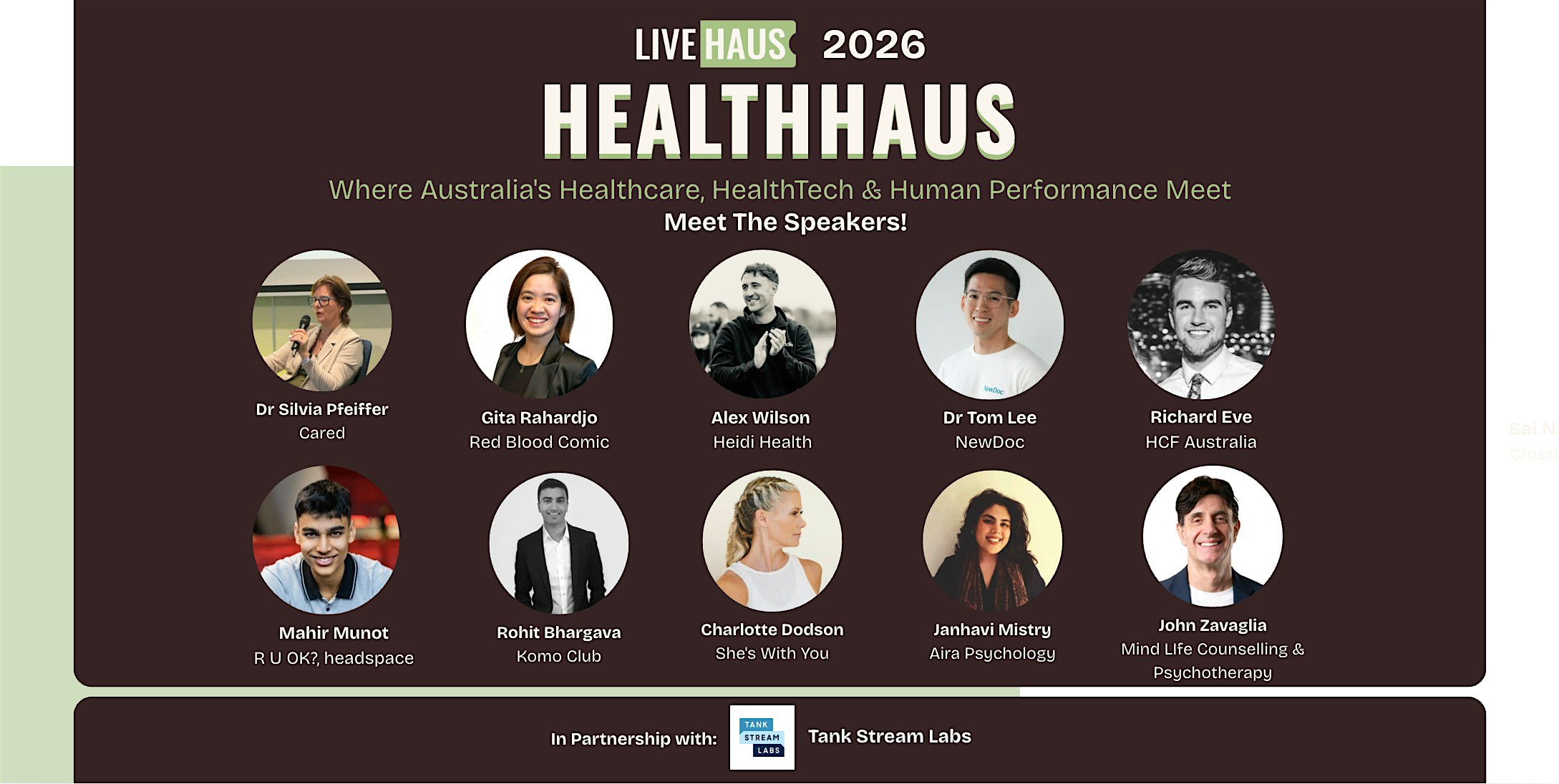 HealthHaus Sydney · Sept  2026: Where HealthTech Meets Human Performance