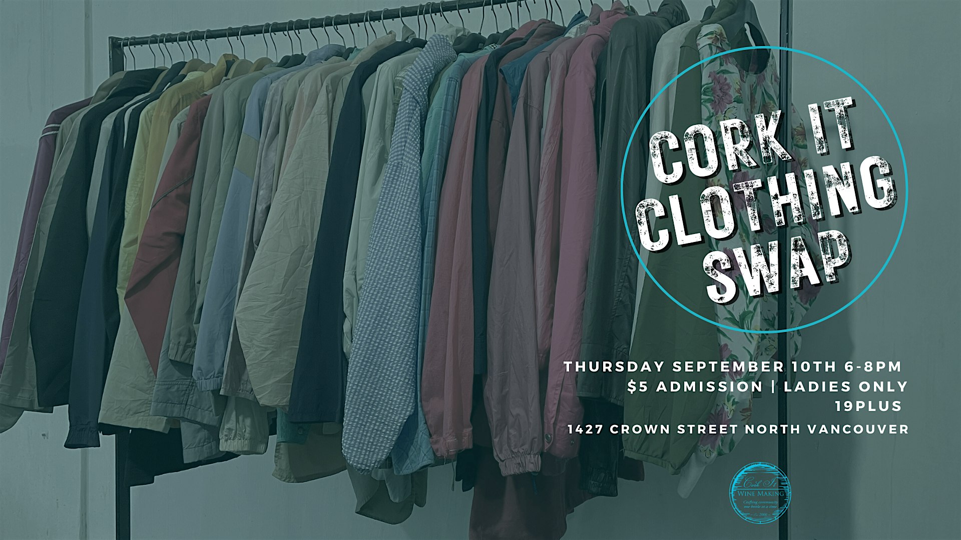 Cork It Clothing Swap  September 10th