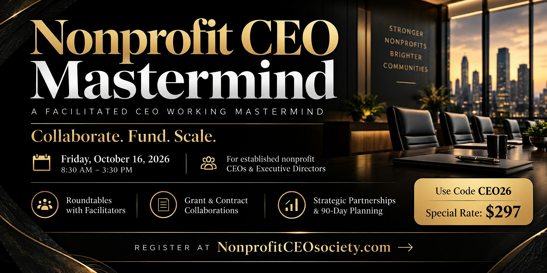 The Nonprofit CEO Mastermind (In-person)