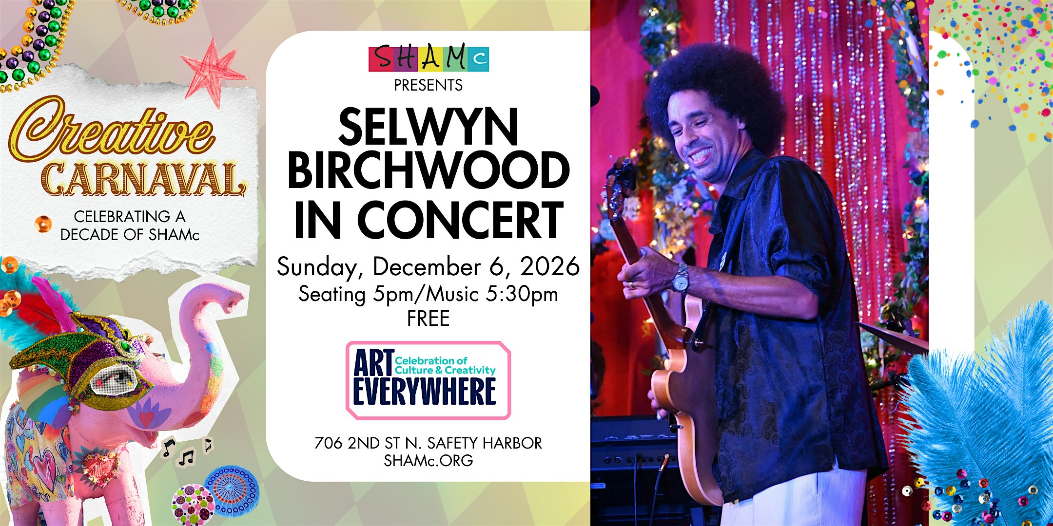 FREE Selwyn Birchwood In Concert