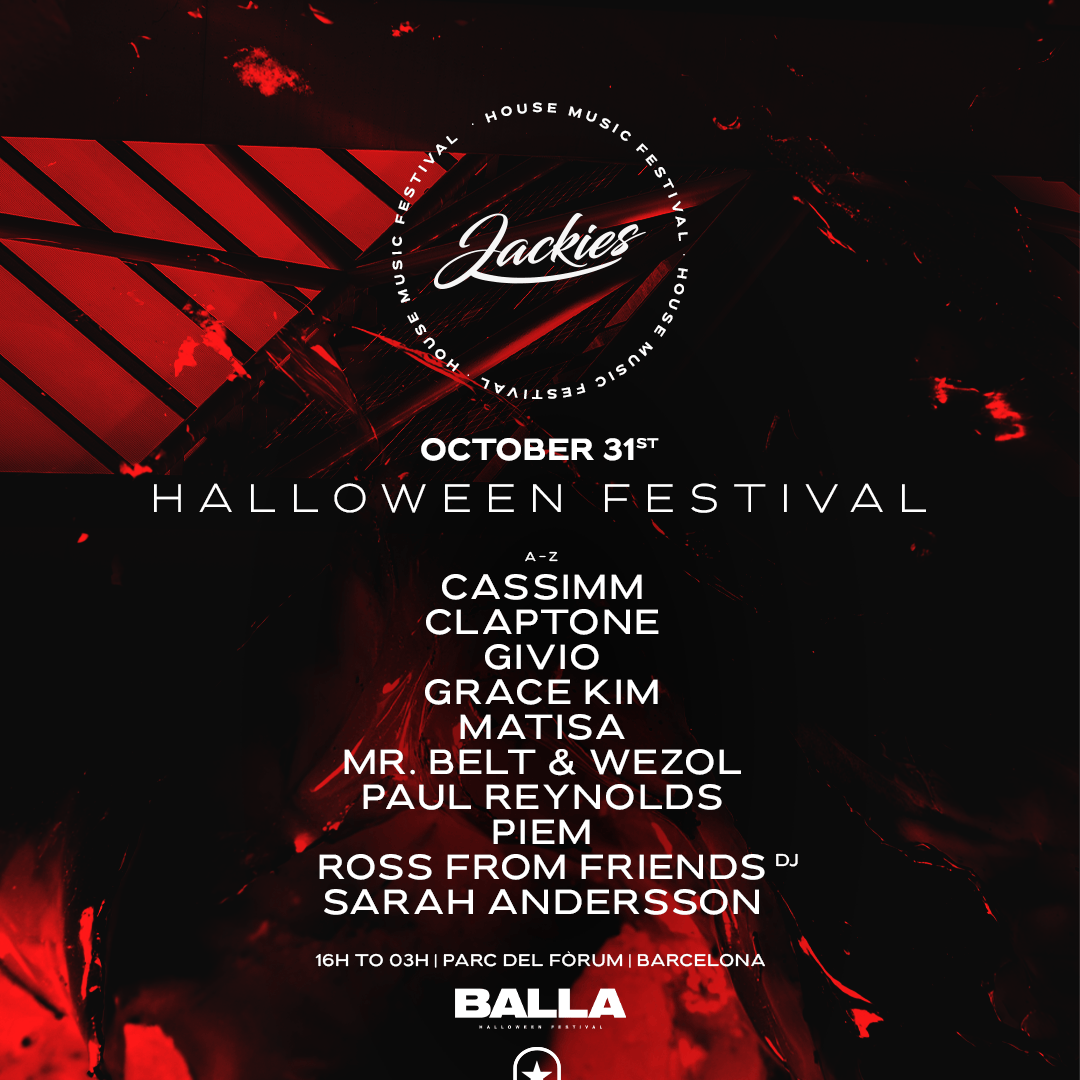 [SOLD OUT] Jackies Open Air Halloween [Balla Fest]