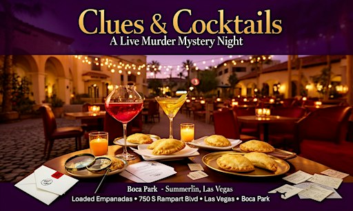 Clues & Cocktails - A Live Murder Mystery Night
