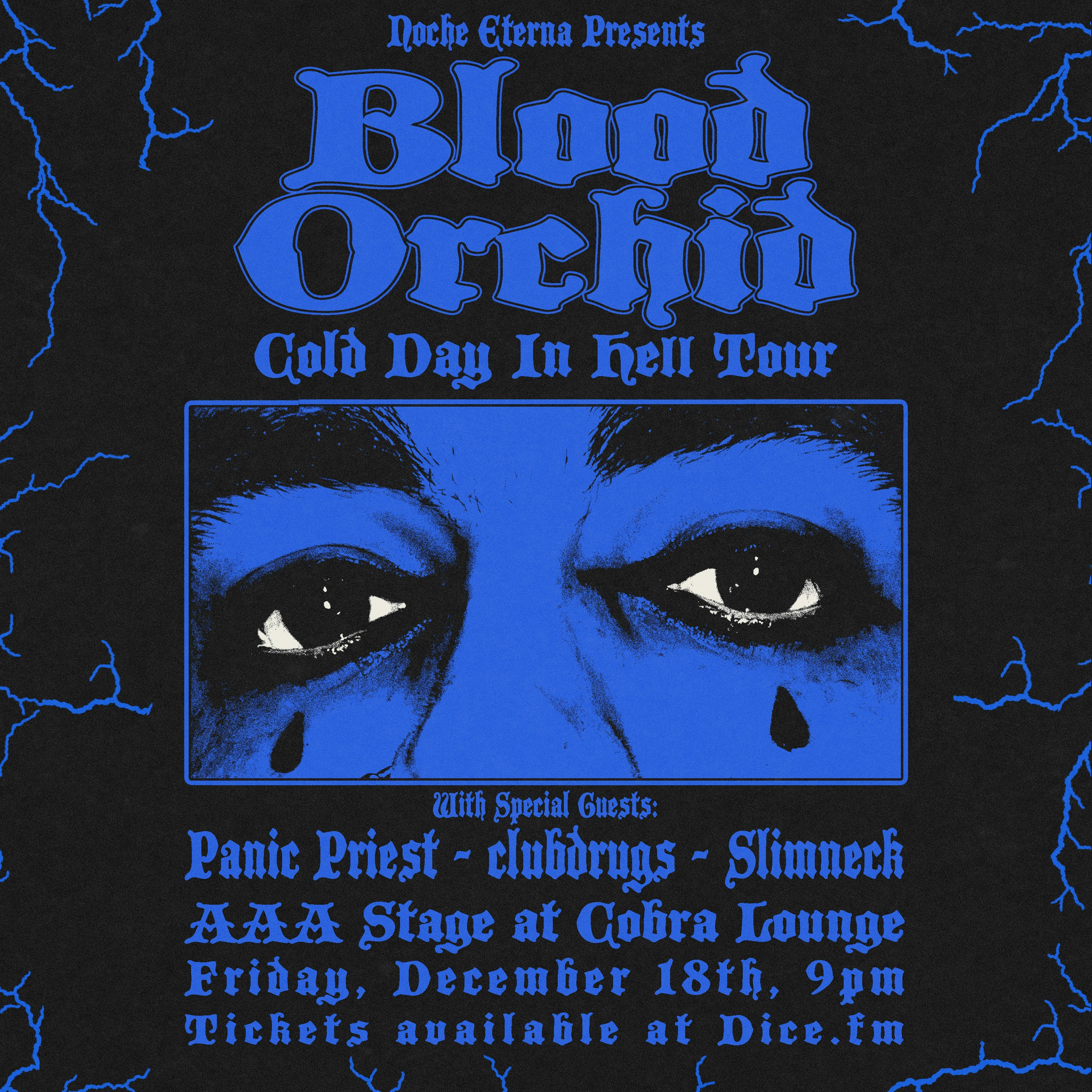 Blood Orchid / Panic Priest / clubdrugs / Slim Neck