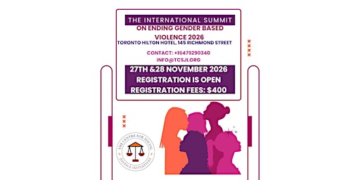 The 5th International Summit on Ending Gender-Based Violence 2026(ISEGBV26)