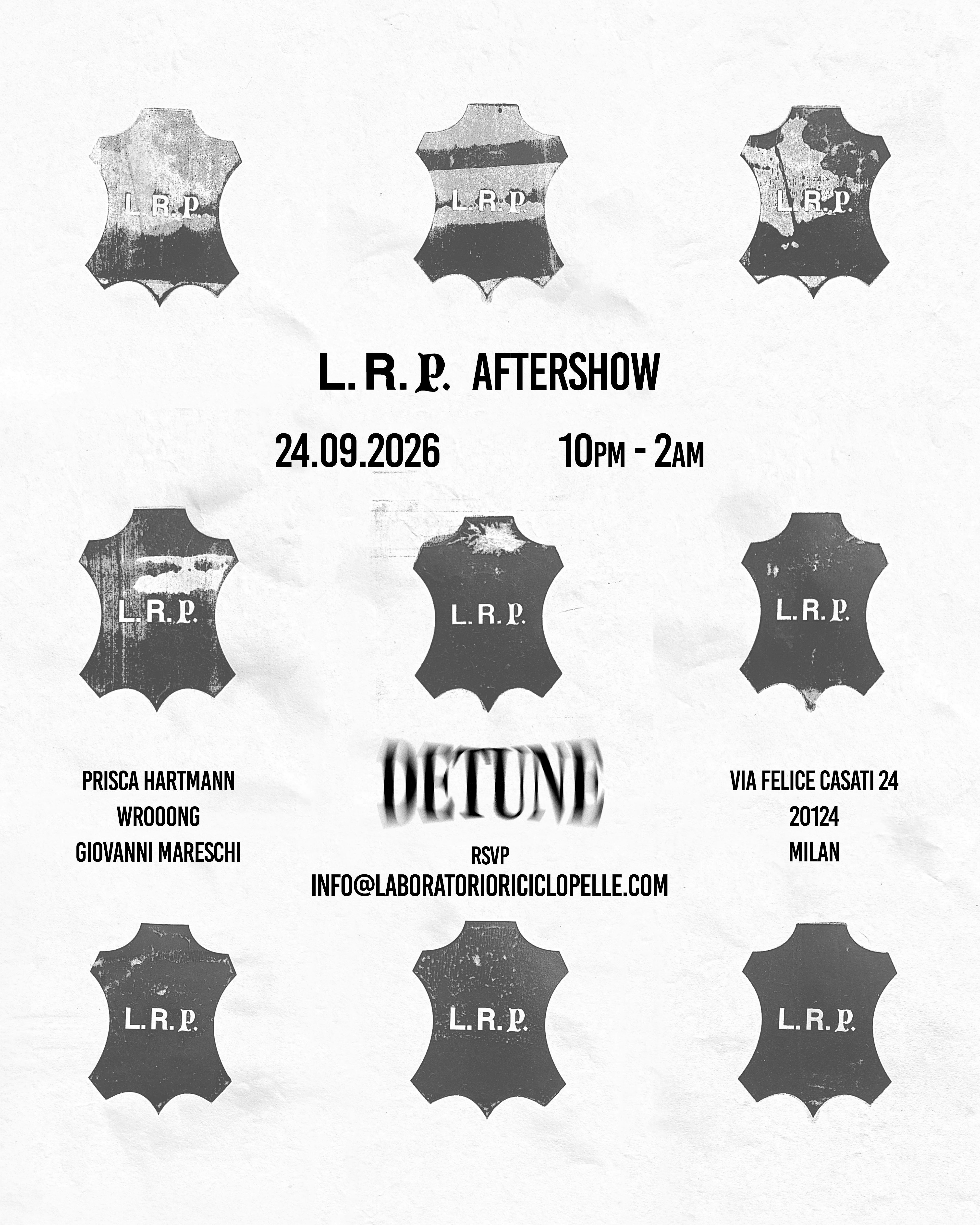 L.R.P. S/S 27 Aftershow