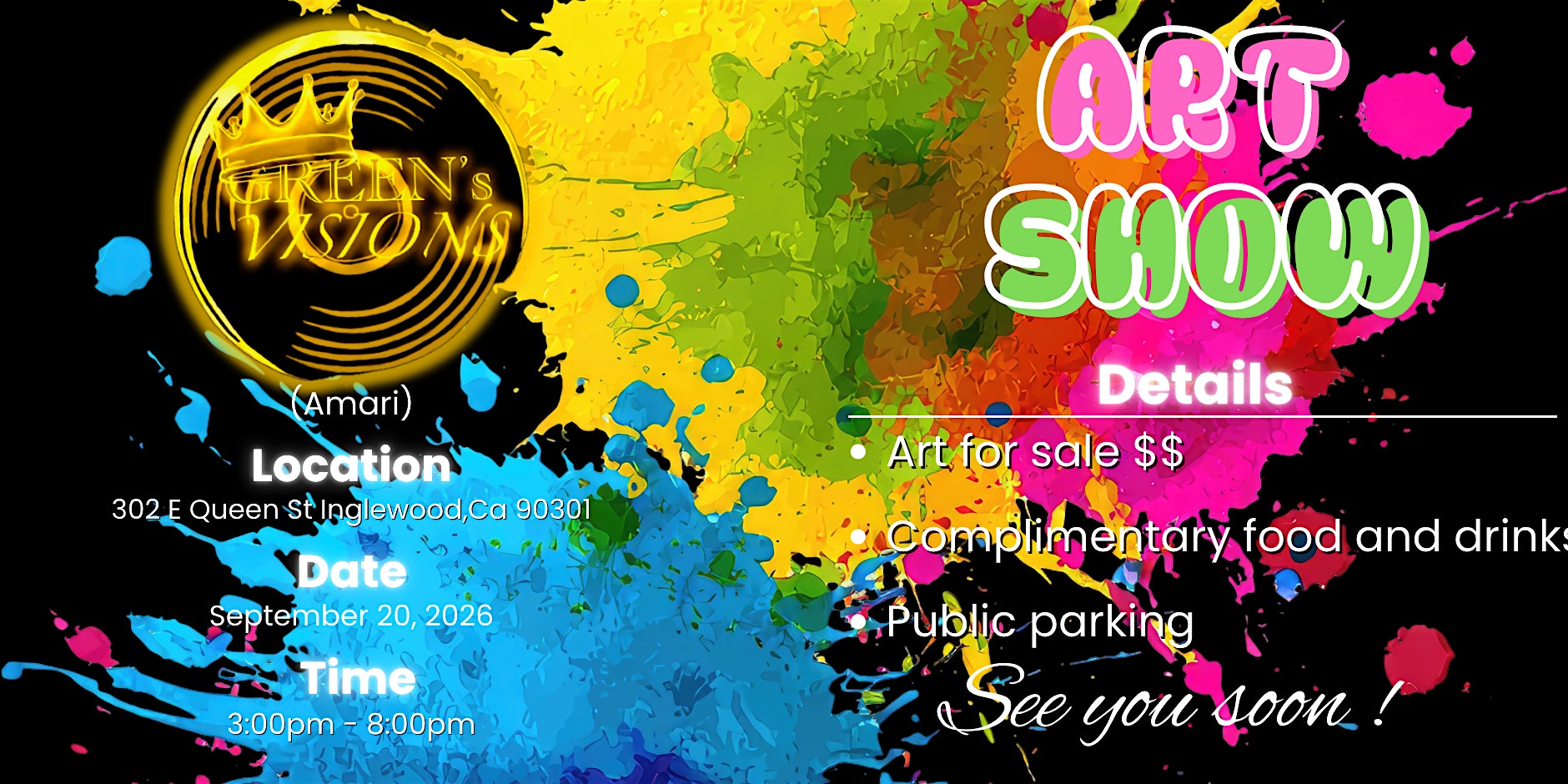 Green's Visions Art Show