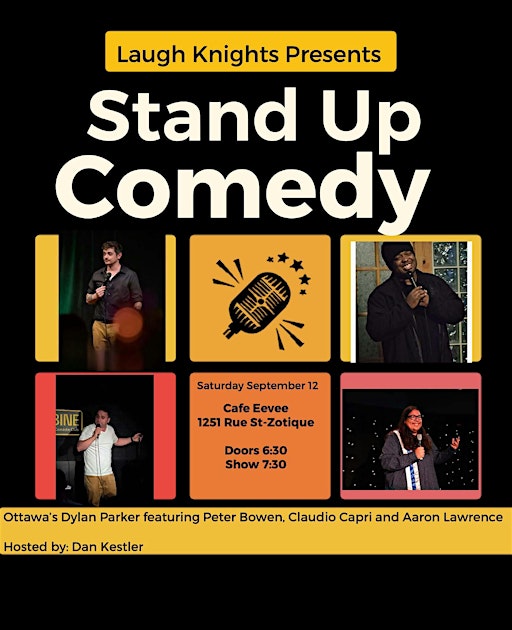 LAUGH KNIGHTS COMEDY SEPTEMBER 2026 EDITION  WITH DYLAN PARKER